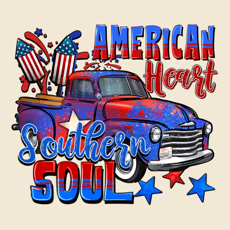 American Heart Southern Soul Truck 4th Of July Premium Tee by CowGirlArtShop | Teevron