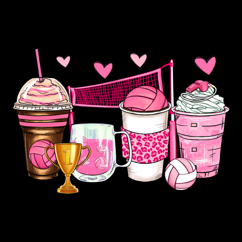 Volleyball Coffee Cups Heavy Core Tee by Zillion Design Studio | Teevron