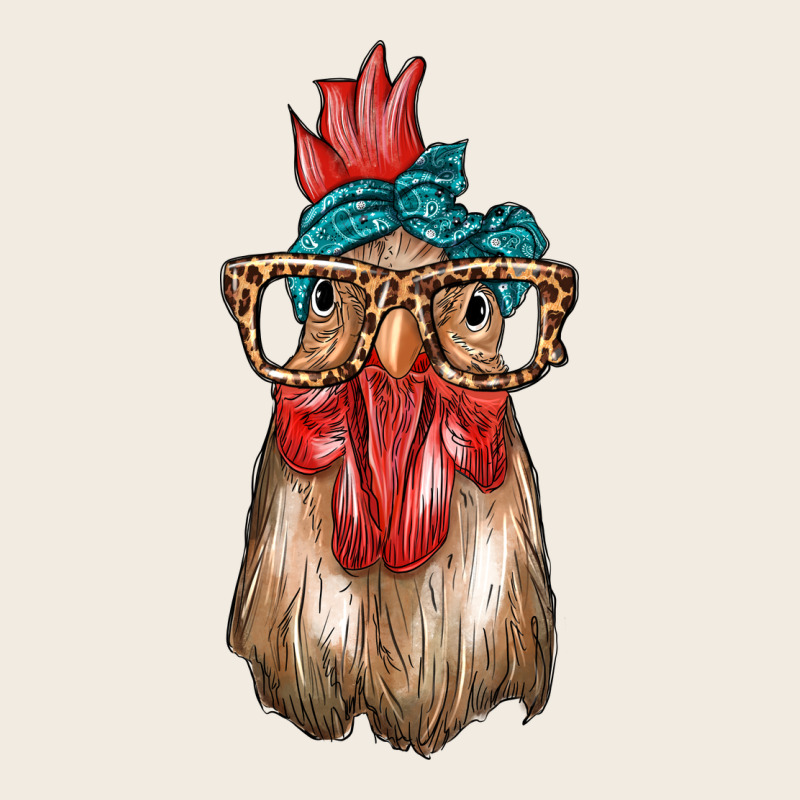 Chicken With Bandana And Leopard Premium Sweatshirt by texasbilliewilder | Teevron