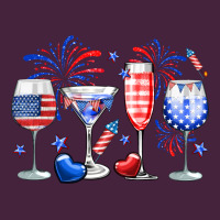 4th Of July Wine Glasses Premium Tee | Teevron