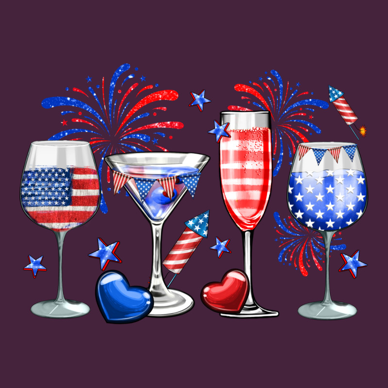 4th Of July Wine Glasses Premium Tee by Neo Western | Teevron