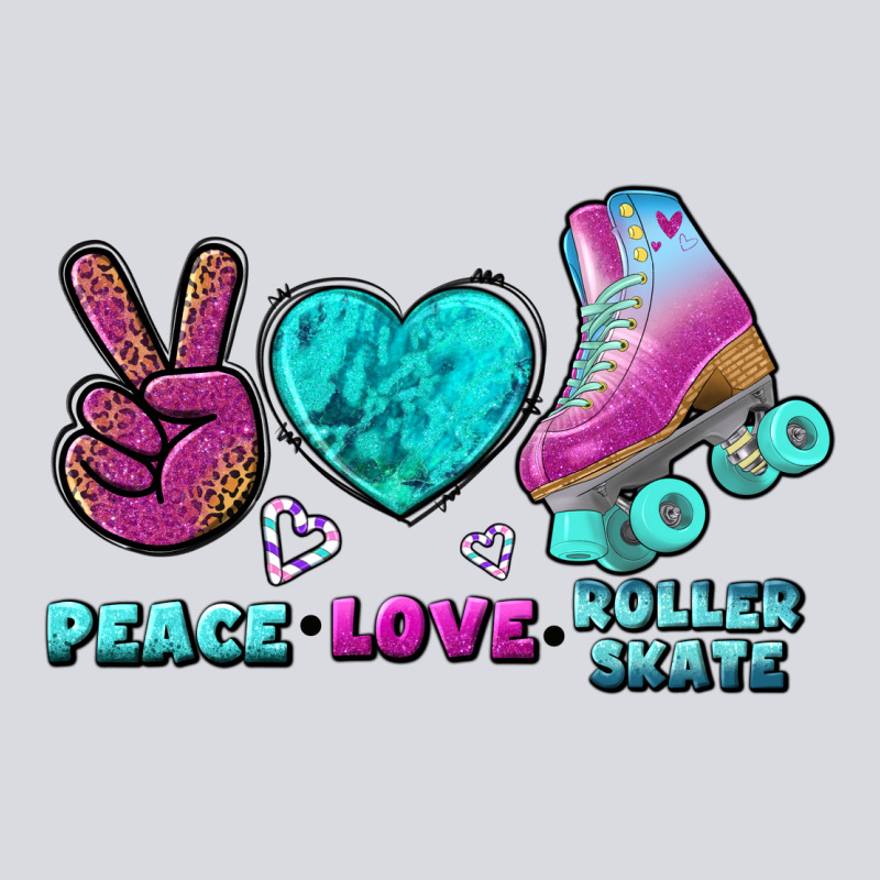 Peace Love Roller Skate Zipper Hoodie by BundleAndBundleShop | Teevron