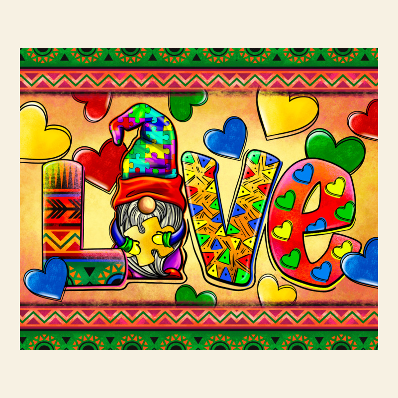 Love Autism Awareness Vintage Tee by BarkalooDesign | Teevron