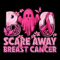 Boo Scare Away Breast Cancer Heavy Core Tee | Teevron