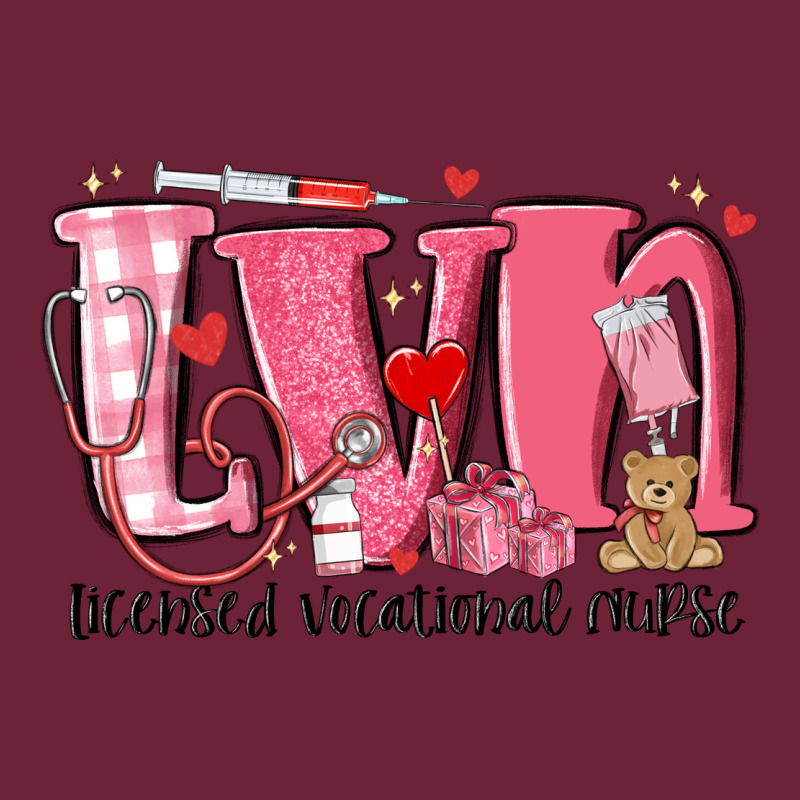 Lvn Licensed Vocational Nurse Valentine's Day Long Sleeve Tee by MaliasSmallBusiness | Teevron