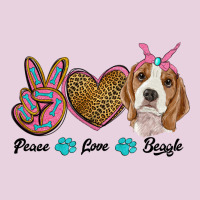 Peace Love Beagle Ladies Tee | Teevron