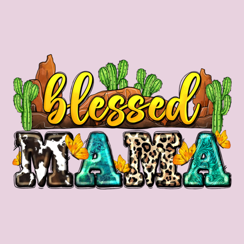 Blessed Mama Ladies Tee by Zillion Design Studio | Teevron