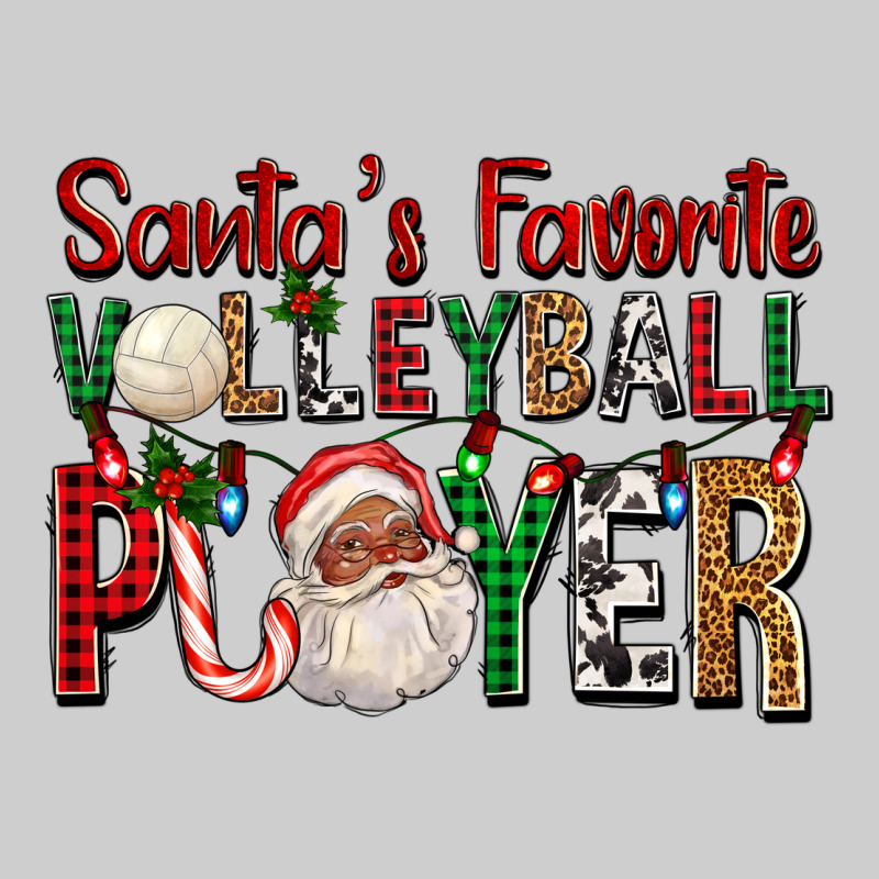 Afro Santa's Favorite Volleyball Player For Christ Premium Tee by FaDigitalArtStudio | Teevron