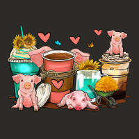 Pigs Coffee Cups Heavy Core Tee | Teevron