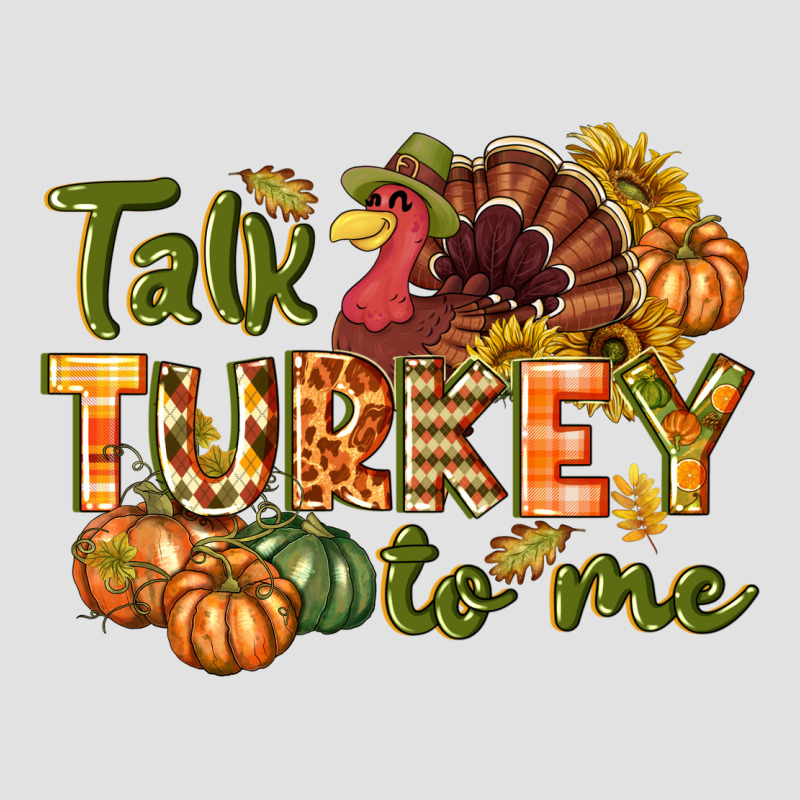 Talk Turkey To Me Thanksgiving P Premium Hoodie by NancyCooperArtShop | Teevron