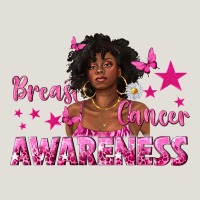 Breast Cancer Awareness With Afro Woman Heavy Core Tee | Teevron
