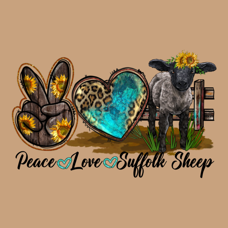 Peace Love Suffolk Sheep Vintage Tee by LillyAllenDesigns | Teevron
