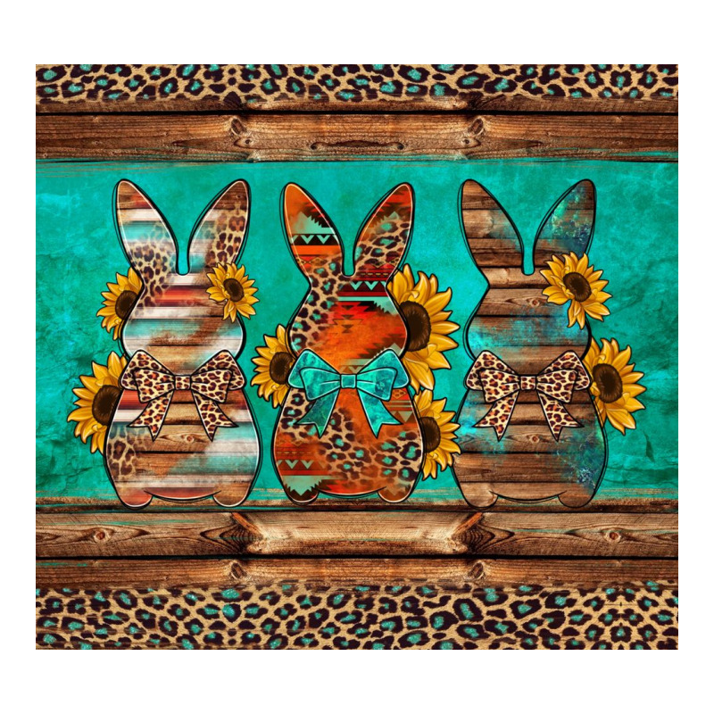 Western Easter Bunnies Urban Heavy Tee by Jasminsmagicworld | Teevron
