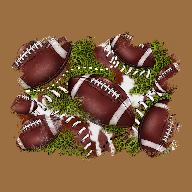 Football Background Vintage Tee by BarkalooDesign | Teevron
