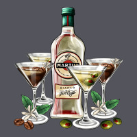 Martini Glasses And Martini Bottle Vintage Hoodie | Teevron