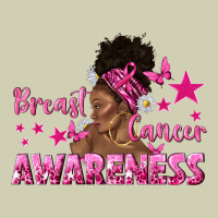 Breast Cancer Awareness With Afro Woman Heavy Core Tee | Teevron