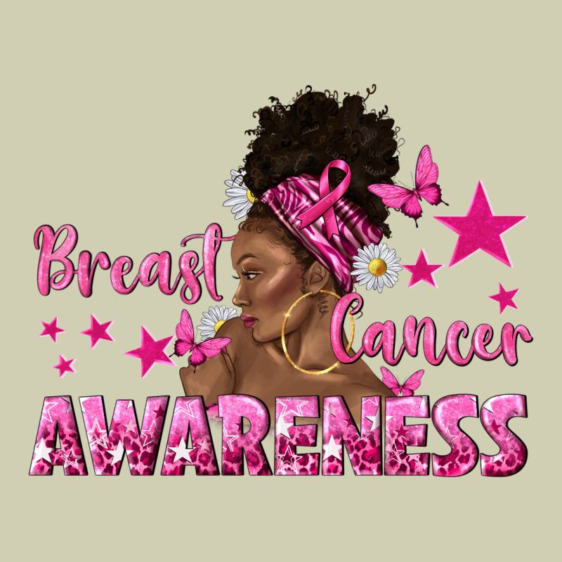 Breast Cancer Awareness With Afro Woman Heavy Core Tee by texasbilliewilder | Teevron