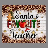Santa's Favorite Teacher Vintage Tee | Teevron