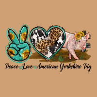 Peace Love Yorkshire Pig Vintage Tee | Teevron
