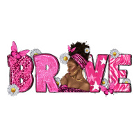 Breast Cancer Brave with Afro Woman | Teevron