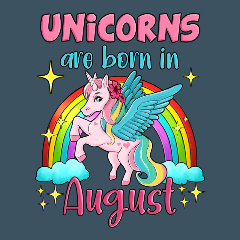 Unicorns Are Born In August Urban Heavy Tee by Jasminsmagicworld | Teevron