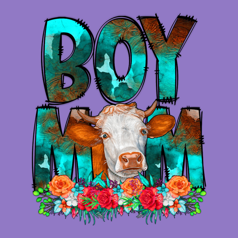 Boy Mom Flowers Cow Urban Hoodie by CowCowDesign | Teevron