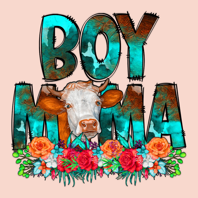 Boy Mama Flowers Cow Urban Hoodie by CowCowDesign | Teevron
