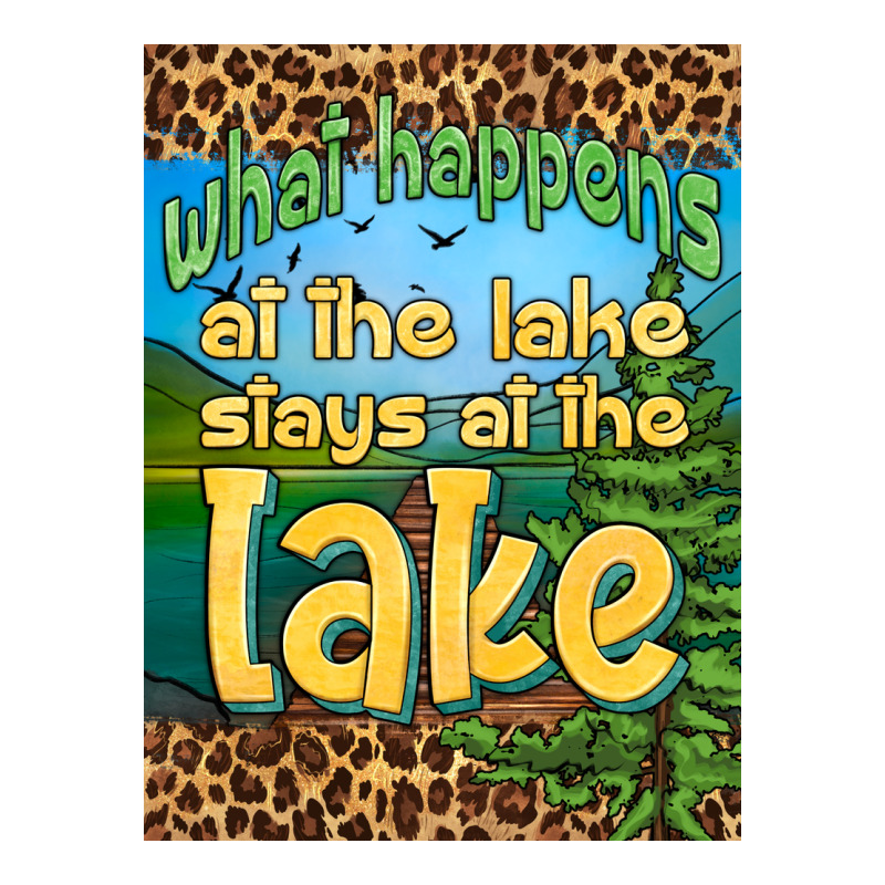 What Happens At The Lake Stays At The Lake Air Freshener Premium Tee by HRA Design Shop | Teevron
