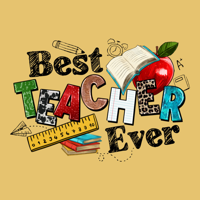 Best Teacher Ever Premium Sweatshirt by NancyCooperArtShop | Teevron