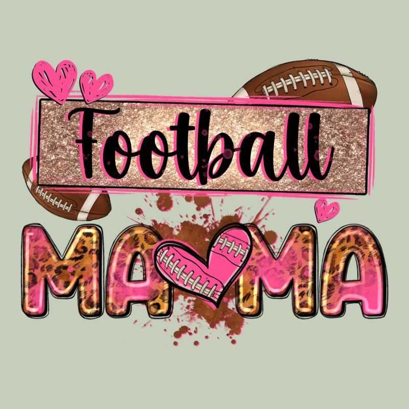 Football Mama With Leopard Ladies Tee by Zillion Design Studio | Teevron