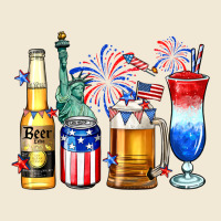 4th Of July American Drinks Premium Tee | Teevron