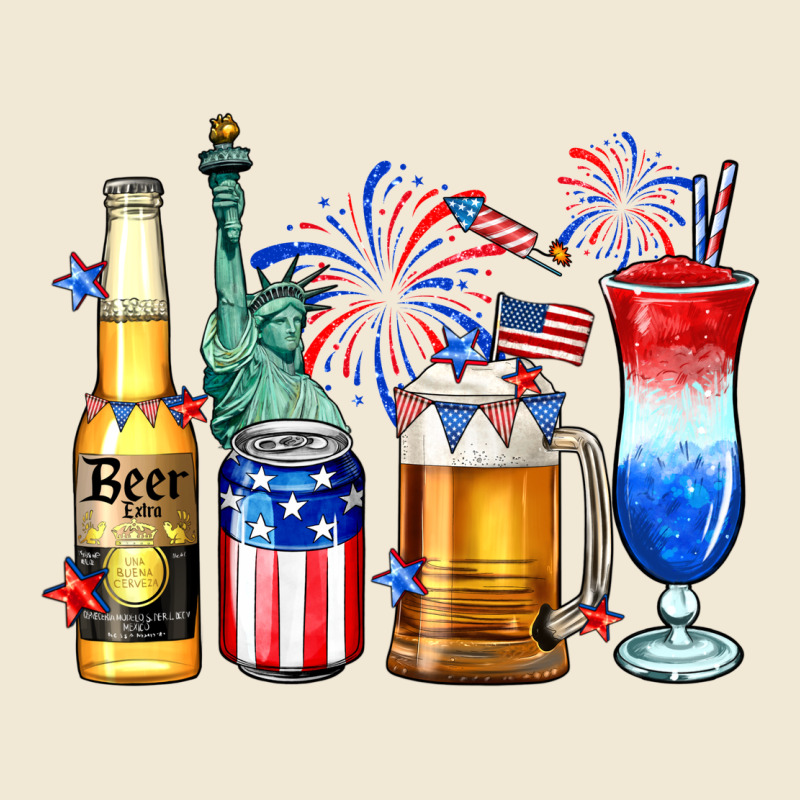 4th Of July American Drinks Premium Tee by Neo Western | Teevron