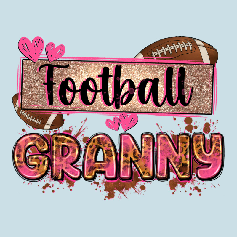 Football Granny With Leopard Ladies Tee by Zillion Design Studio | Teevron
