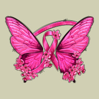 Breast Cancer Butterfly Heavy Core Tee | Teevron