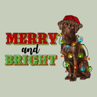 Merry And Bright Labrador Ladies Tee | Teevron