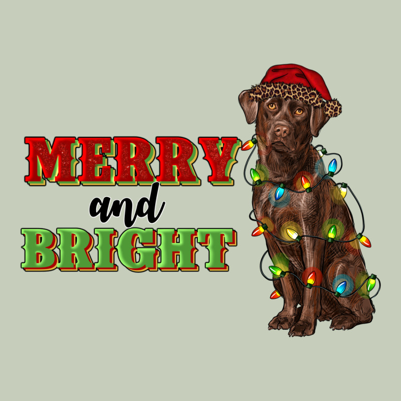 Merry And Bright Labrador Ladies Tee by RanaPortraitStore | Teevron