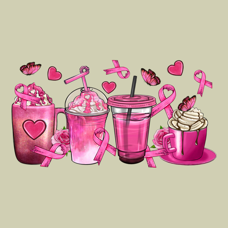 Breast Cancer Coffee Cups Heavy Core Tee by texasbilliewilder | Teevron