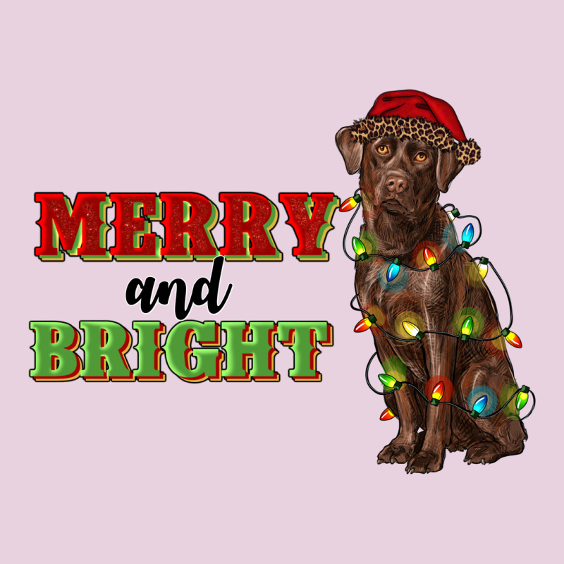 Merry And Bright Labrador Ladies Tee by RanaPortraitStore | Teevron