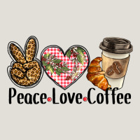 Peace Love Coffee Heavy Core Tee | Teevron