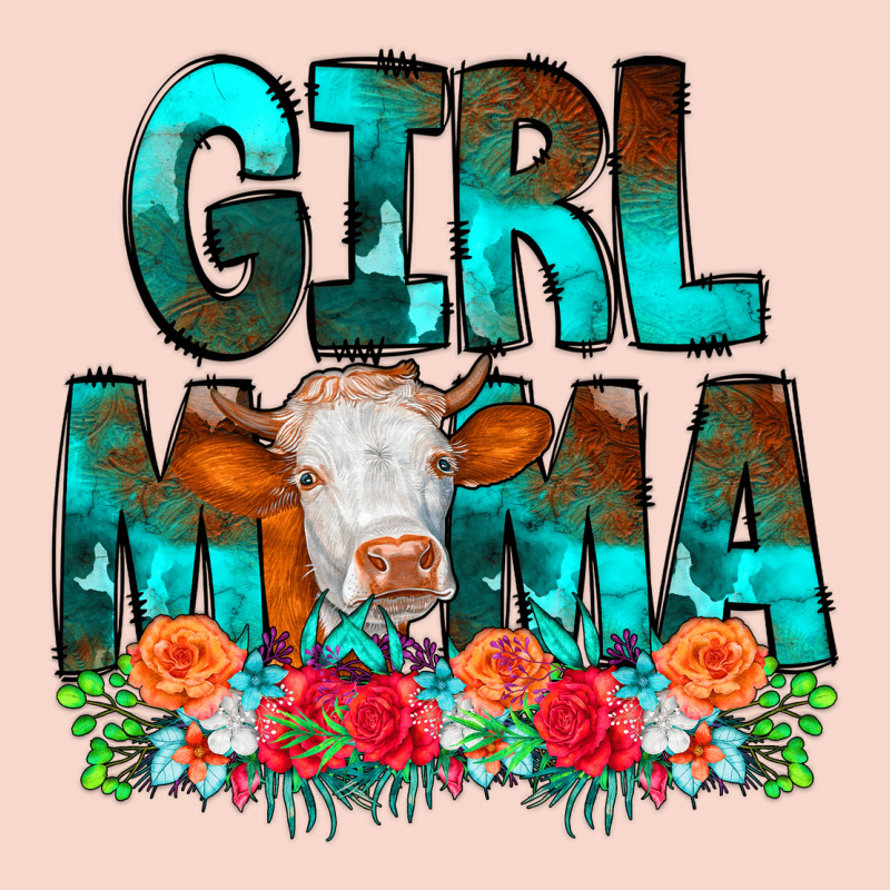 Girl Mama Flowers Cow Urban Hoodie by CowCowDesign | Teevron