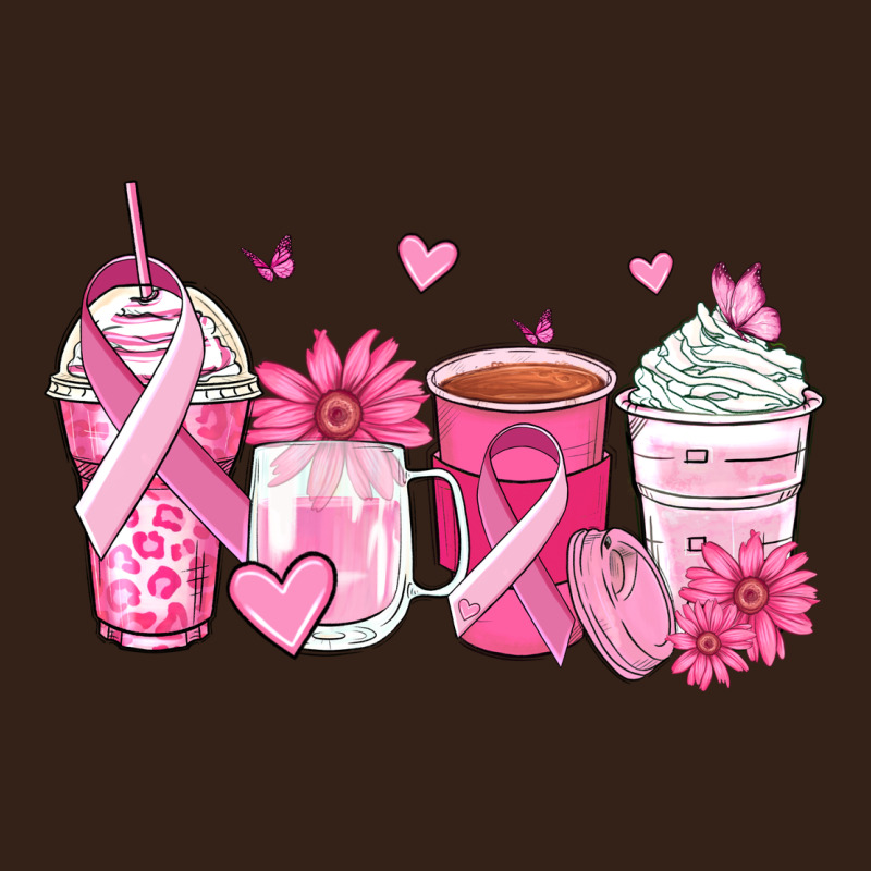 Breast Cancer Coffee Cups Heavy Core Tee by Zillion Design Studio | Teevron