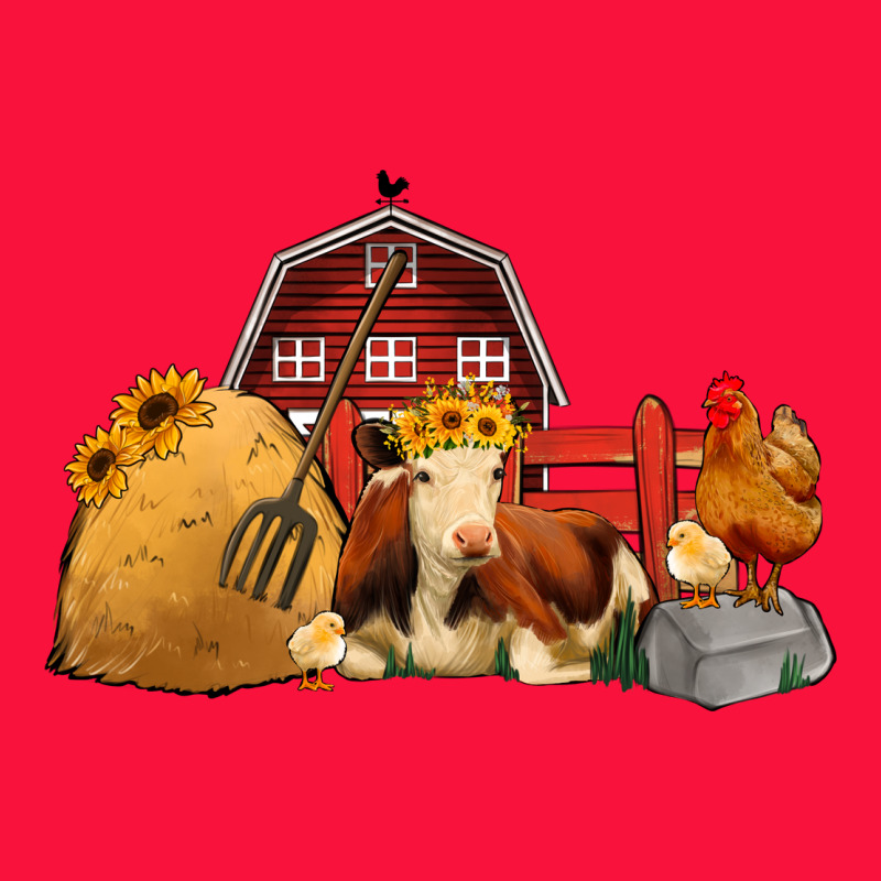Red Barn Farm Animals Classic Tee by Jasminsmagicworld | Teevron