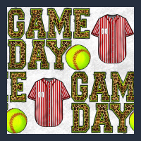 Softball Uniform Game Day Seamless Pattern Zipper Hoodie | Teevron