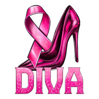 Breast Cancer Diva Ribbon and Heels | Teevron