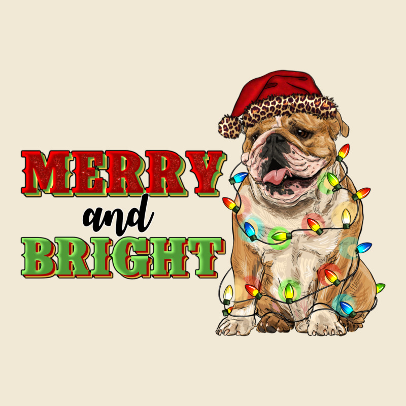 Merry And Bright English Bulldog Ladies Tee by RanaPortraitStore | Teevron