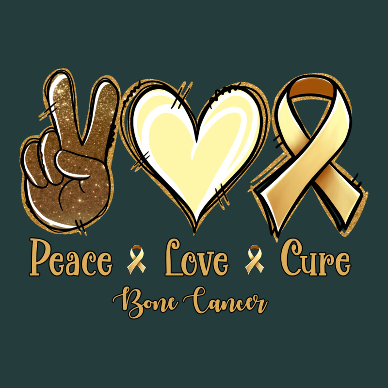 Peace Love Cure Bone Cancer Classic Tee by Jasminsmagicworld | Teevron