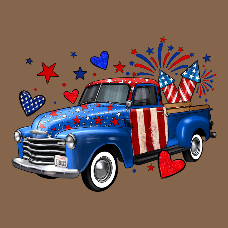 4th Of July American Flag Truck Premium Tee by Neo Western | Teevron