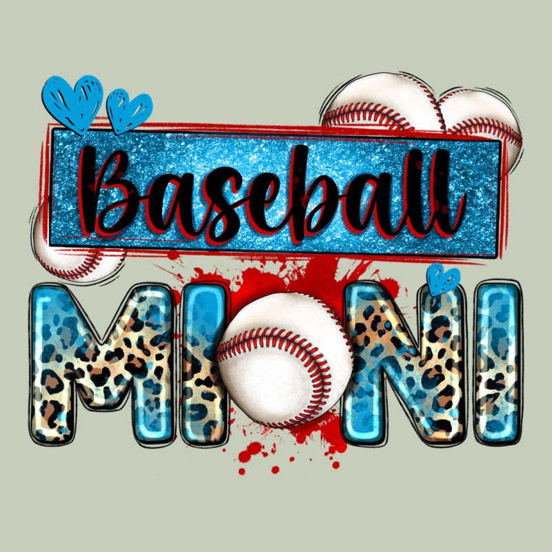 Baseball Mini With Leopard Ladies Tee by Zillion Design Studio | Teevron