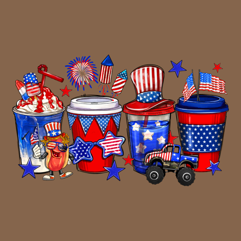 4th Of July Coffee Drinks Premium Tee by Neo Western | Teevron