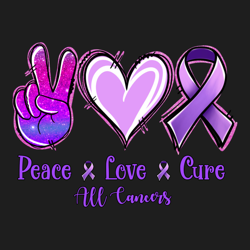 Peace Love Cure All Cancers Classic Tee by Jasminsmagicworld | Teevron